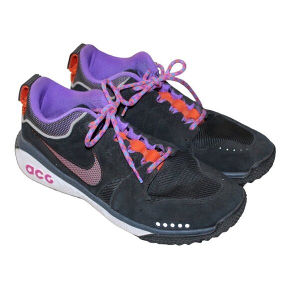 Nike ACG Dog Mountain Hyper Hiking Men Shoes Size 9 US purple & Black outdoor - Picture 3 of 13
